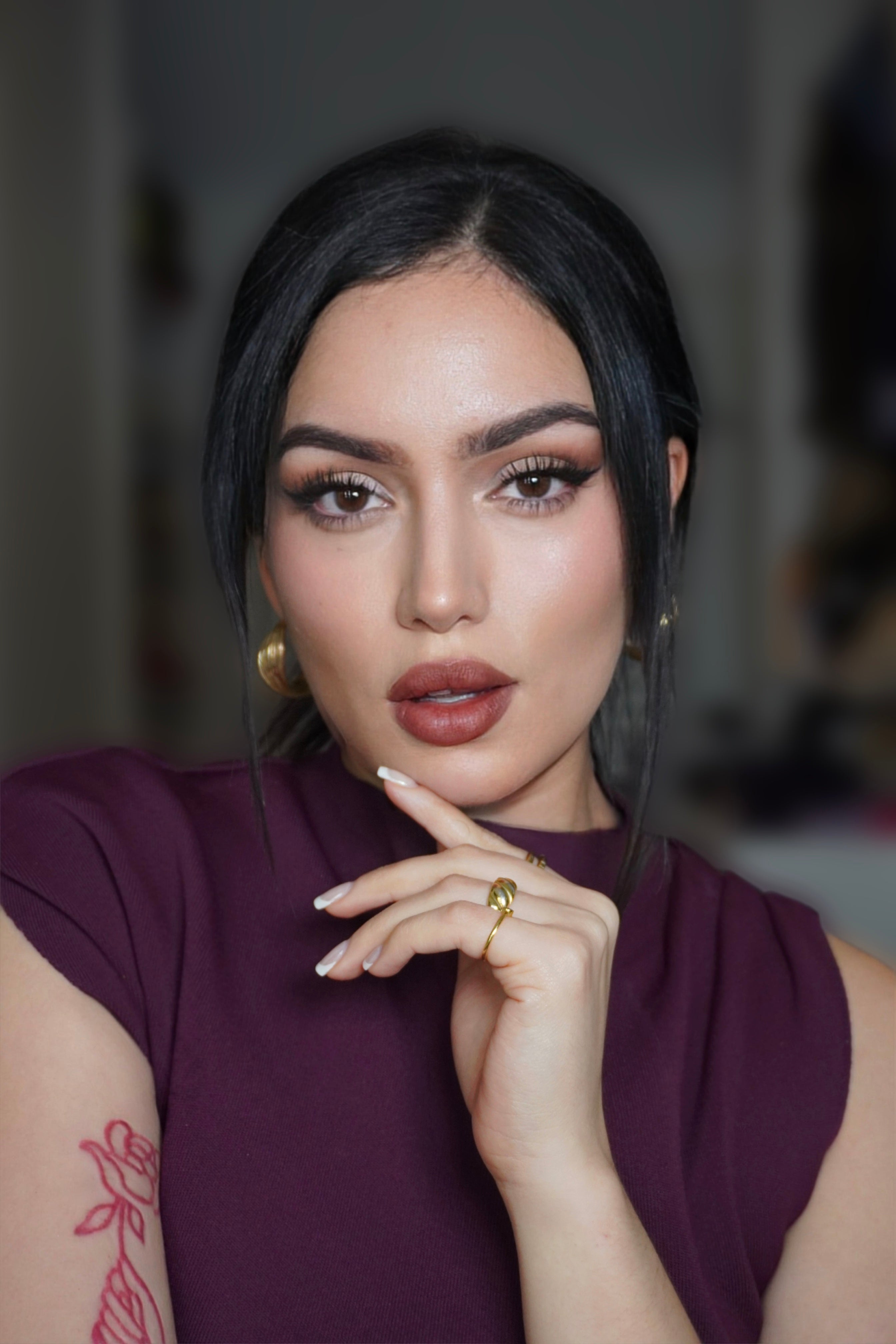 Shop the Look - Deep Burgundy Lips