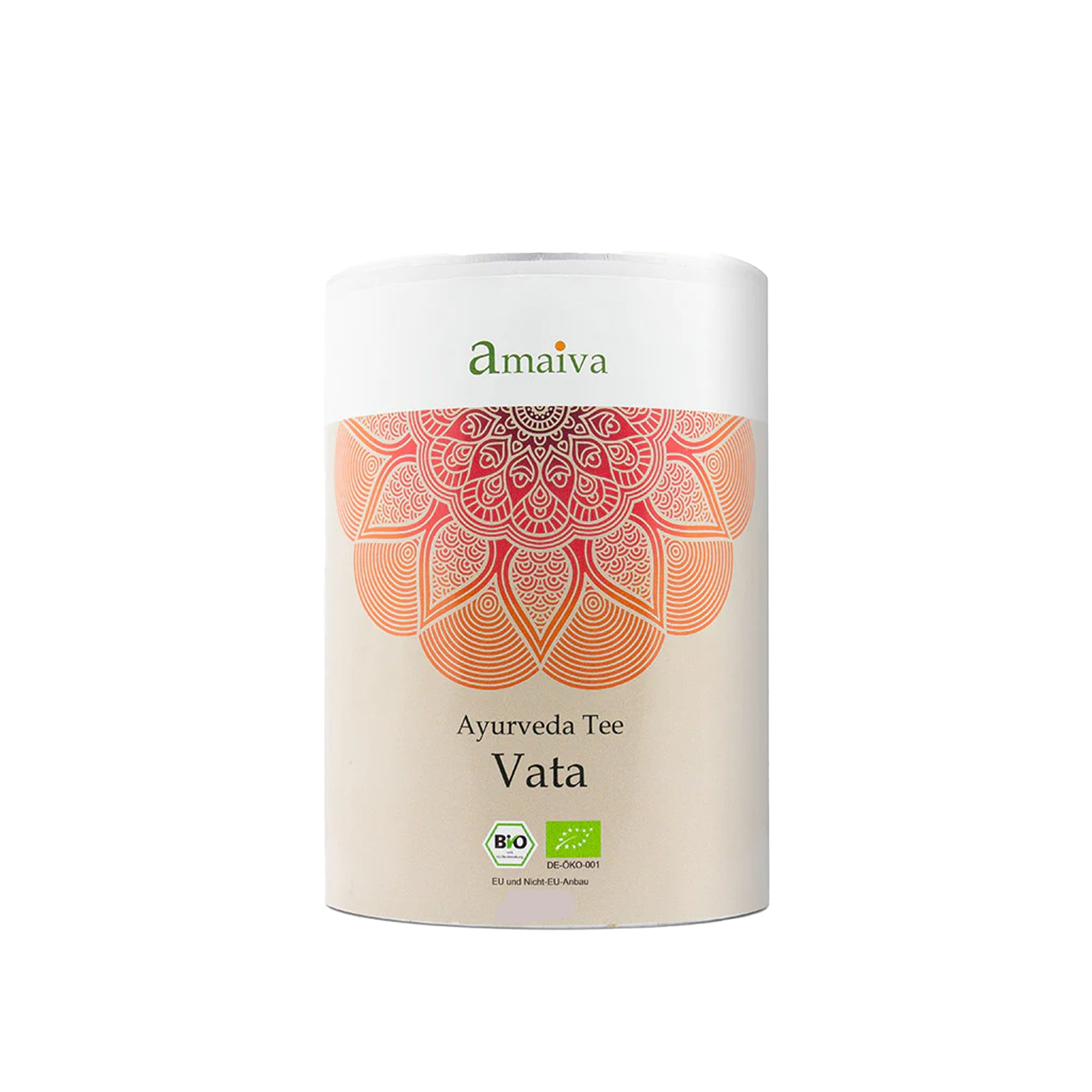 Vata Blend, this certified organic Ayurvedic calming tea for is ideal for anyone needing support during stressful times. Available at Vayu Living.