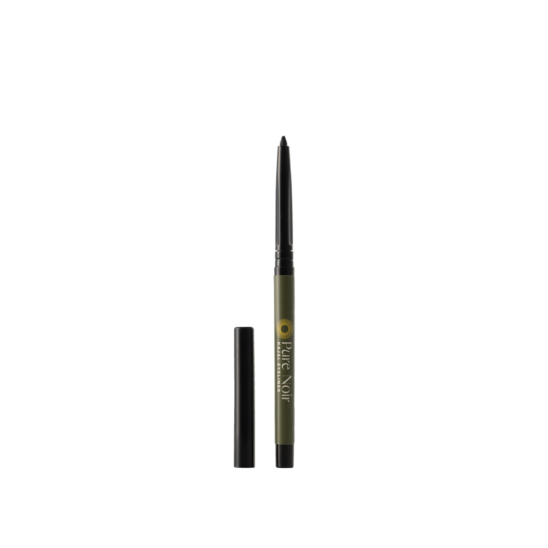 Vayu Living Pure Noir Kajal eyeliner pencil delivers a deep, intense black pigment that flawlessly defines and enhances your eyes.